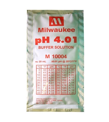 pH 4.01 Calibration Buffer Solution 20мл Milwaukee