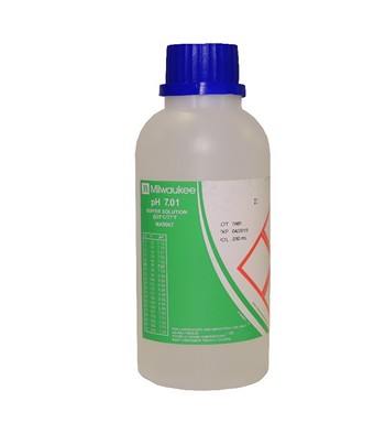 pH 7.01 Calibration Buffer Solution, 230 mL Milwaukee